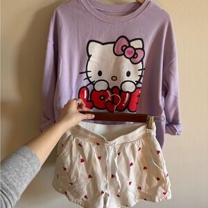 Sanrio Hello Kitty Lavender Sweatshirt